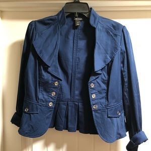 White House|Black Market Peplum Blazer